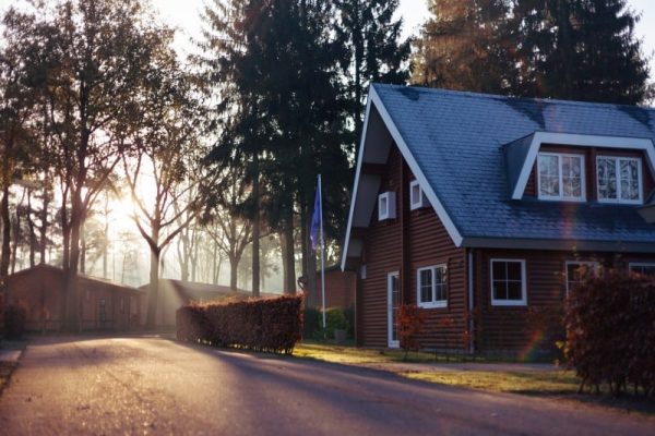 Rustic two story A-frame home for sale