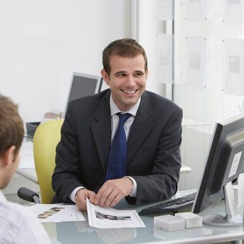 Couple happy with Real Estate Agent