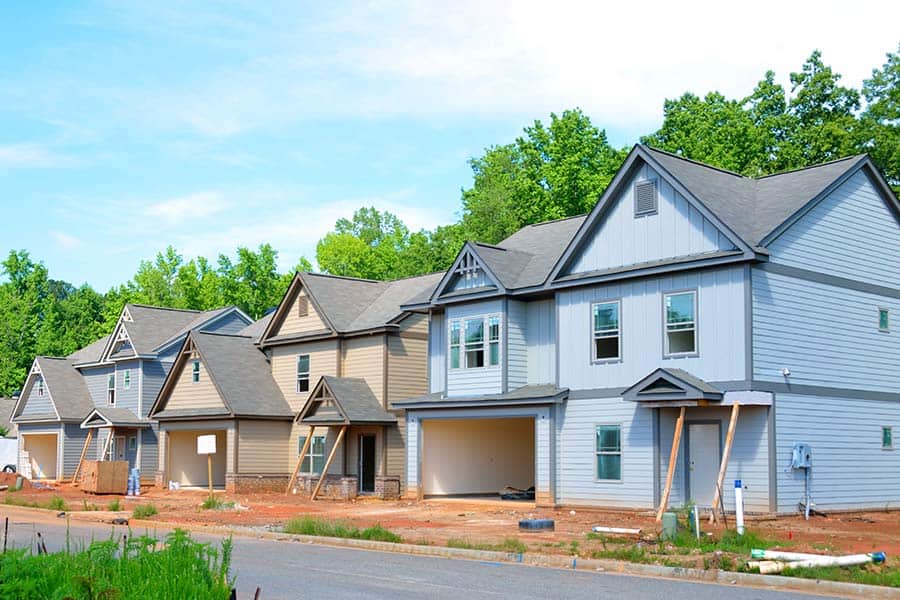 Newly Built Neighborhood