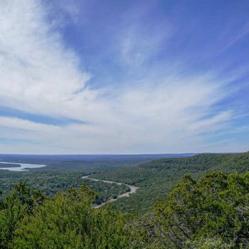 Beautiful view of the Texas hill country