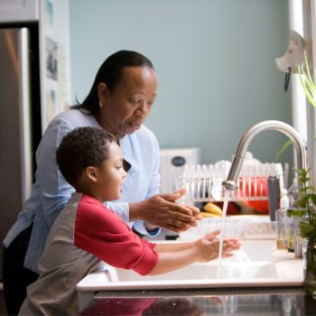 mom explaining to her kid that they are going to be moving houses and what that means to him